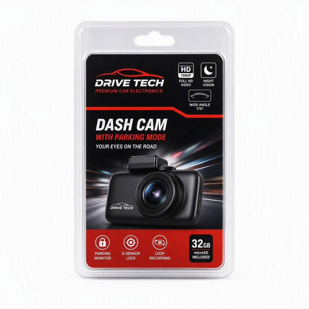 Custom Clamshell Packaging for Car Electronics