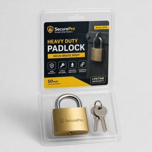 Custom Clamshell Packaging for Locks