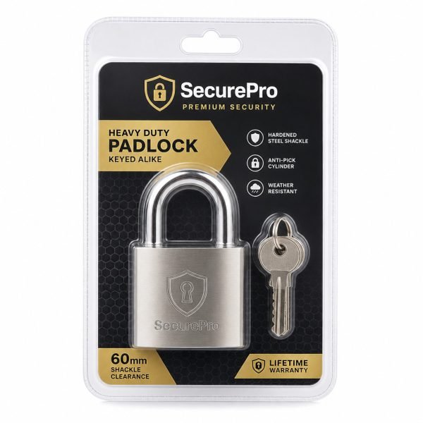 Custom Clamshell Packaging for Locks