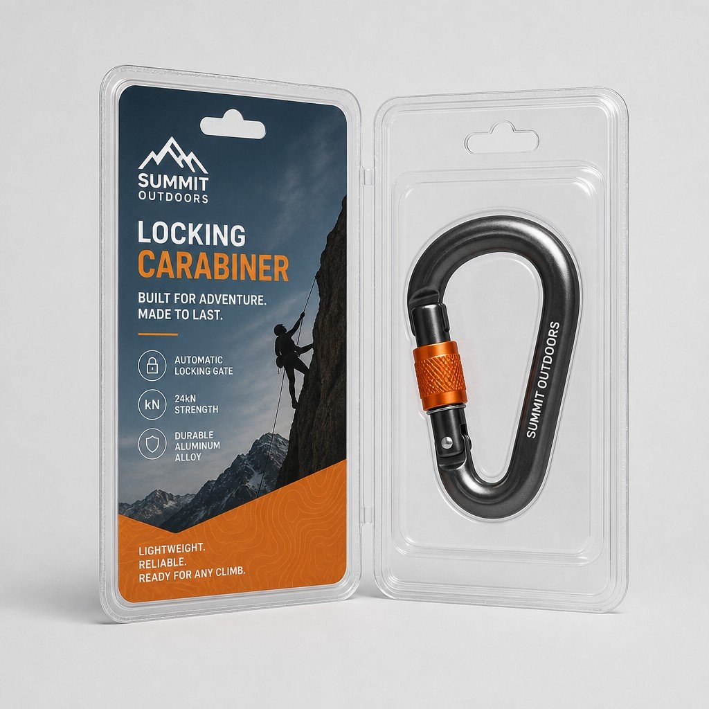 Custom Clamshell Packaging for Outdoor Gear