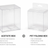 acetate box vs PET