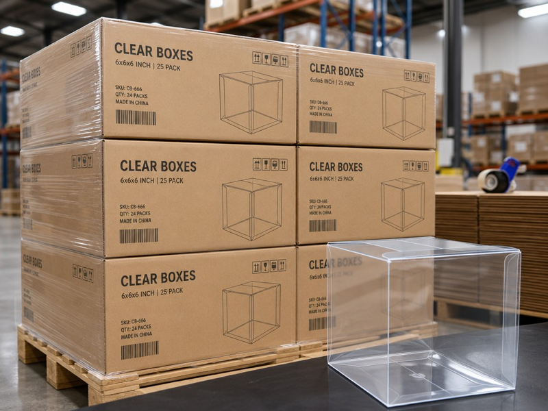 clear box wholesale