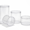 clear cylinder box