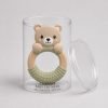 Custom Clear Cylinder for Baby Teethers