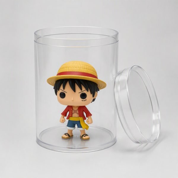Custom Clear Cylinder for Collectible Items