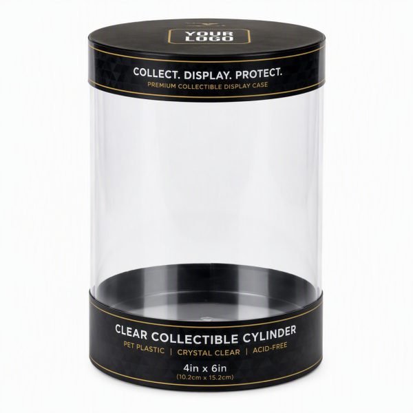 Custom Clear Cylinder for Collectible Items