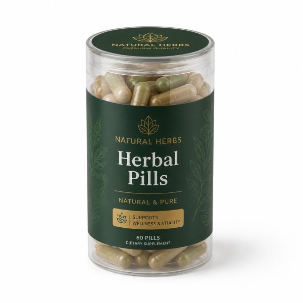 Custom Clear Cylinder for Herbal Pills