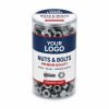 Custom Clear Cylinder for Nuts and Bolts