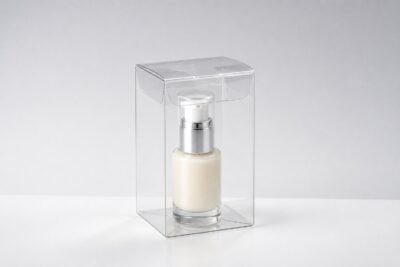clear folding box for cosmetics from Xilong packaging manufacturer