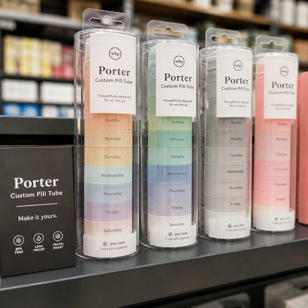Custom Clear Pill Tube Packaging