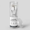 Custom Clear Plastic Tube for Charging Cables