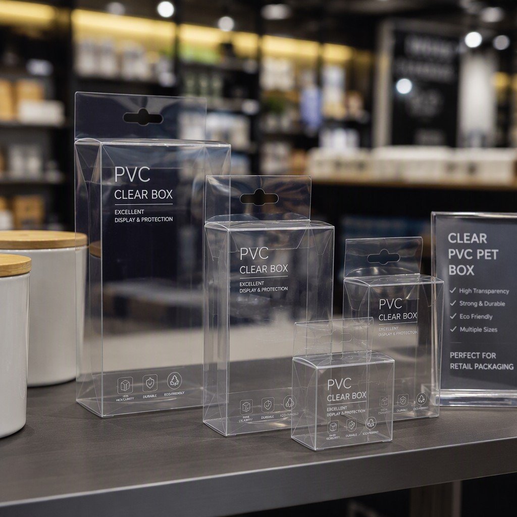 Clear PVC PET Plastic Packaging Boxes