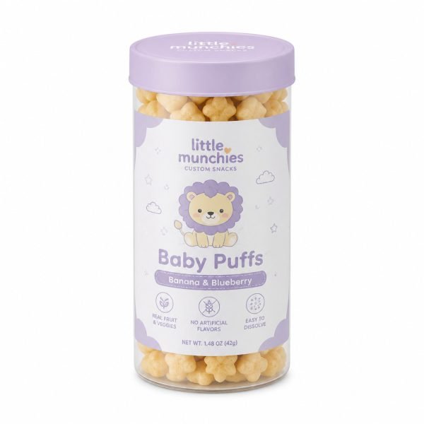 Custom Clear Tube for Baby Snacks
