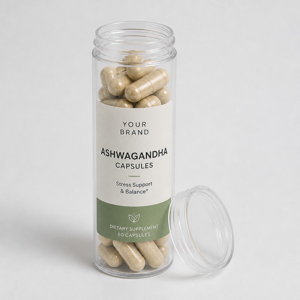 Custom Clear Tube for Supplement Packaging