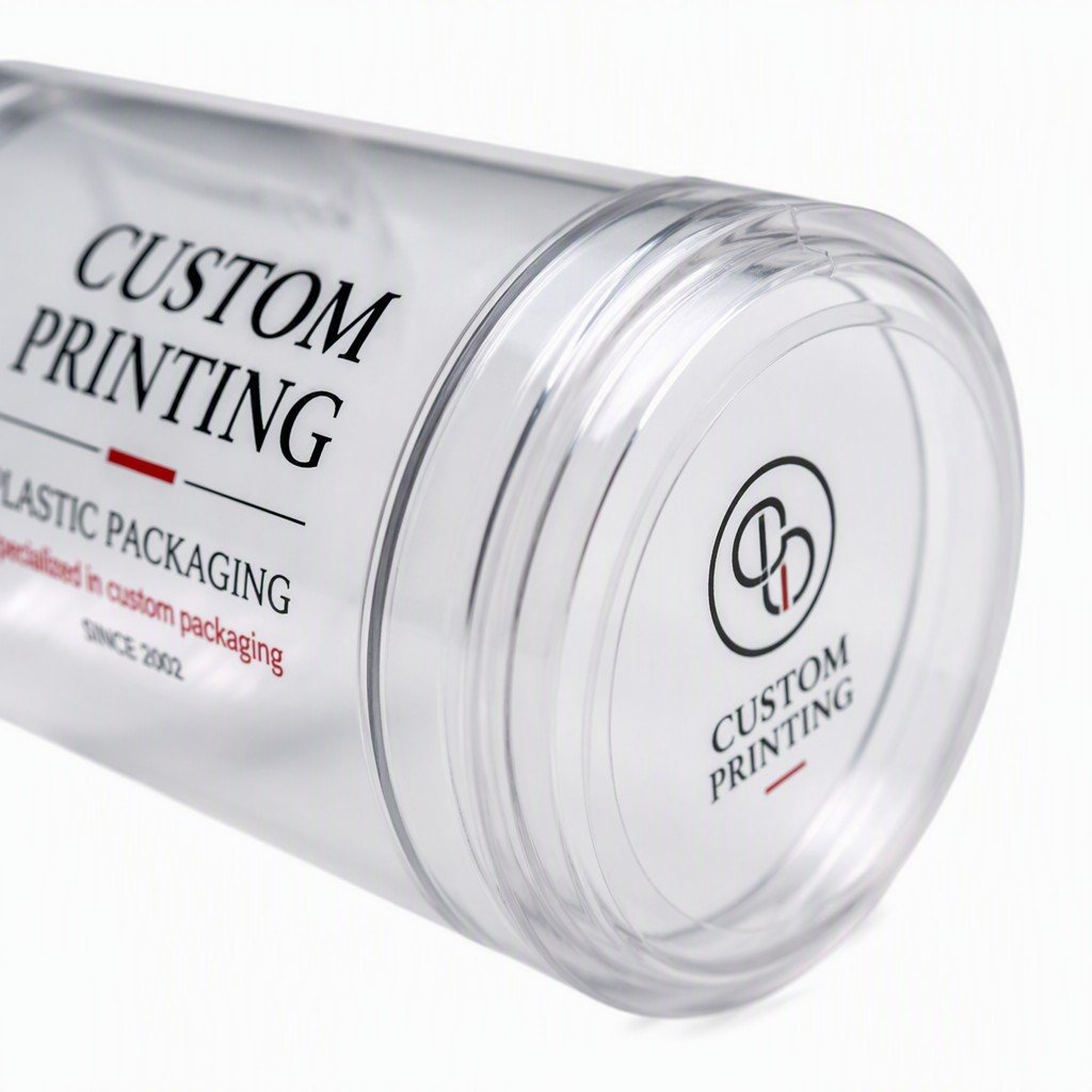 Custom Clear Tube for Supplement Packaging