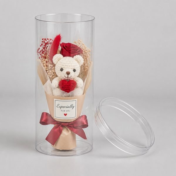 Custom Clear Tube with Cap for Gifts