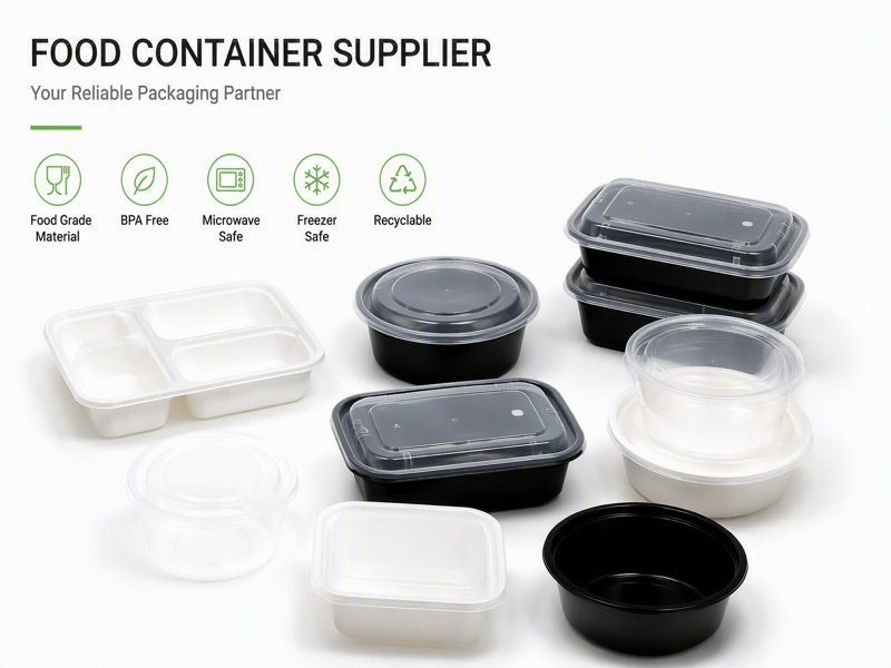 plastic food container for convenience stores