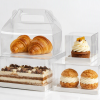 fully transparent plastic box for cosmetics