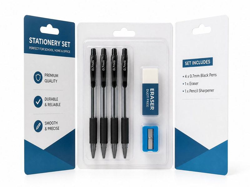 tri-fold blister packaging for cosmetics