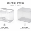 fully transparent plastic box cost