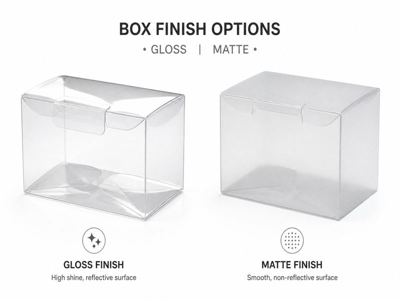 fully transparent plastic box cost