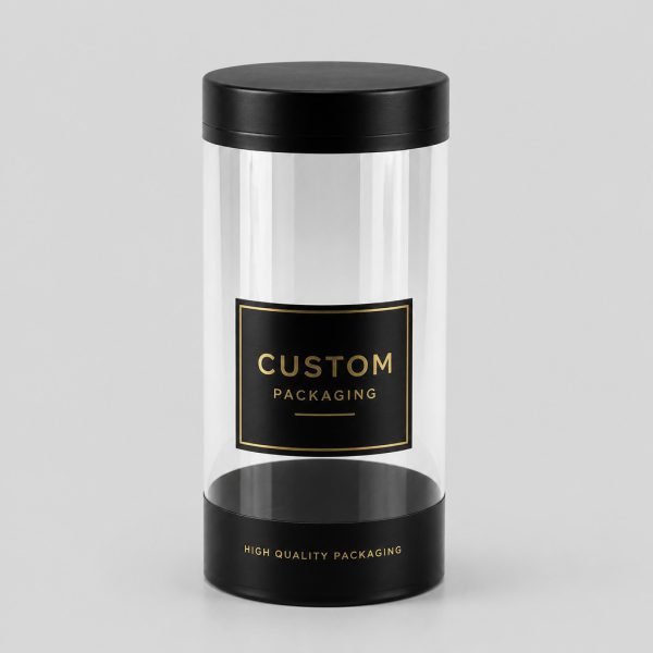 Custom Acetate Box PVC Cylinder Packing Container