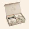 Custom Art Paper Folder Box with 4 Compartments