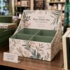 Custom Art Paper Folder Box with 4 Compartments