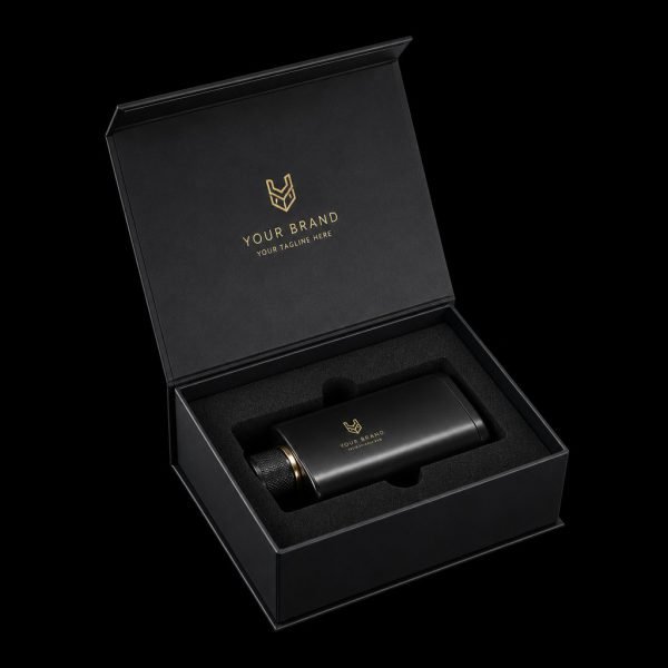Custom Black Matt Luxury Rigid Paper Packaging Box
