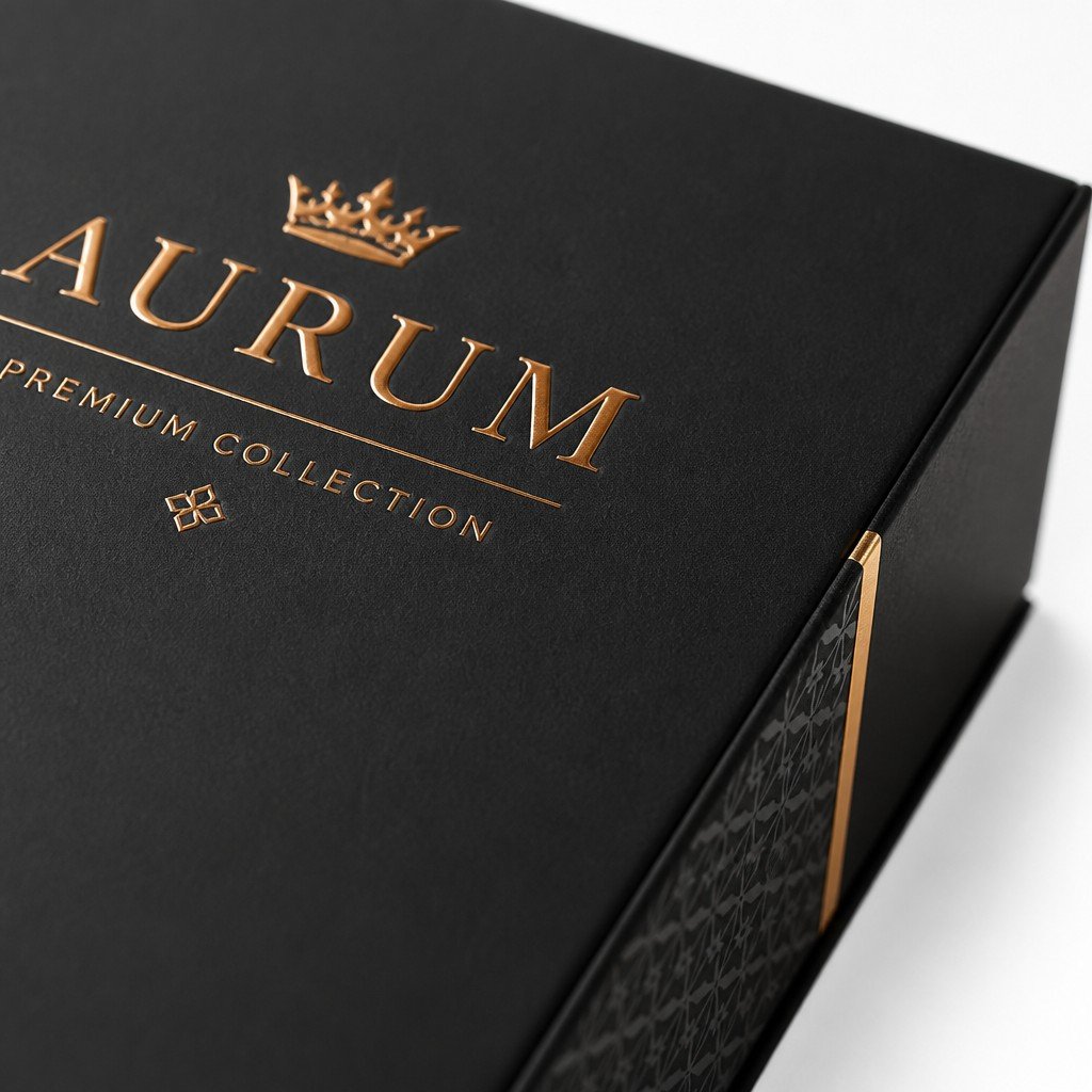 Custom Black Matt Luxury Rigid Paper Packaging Box