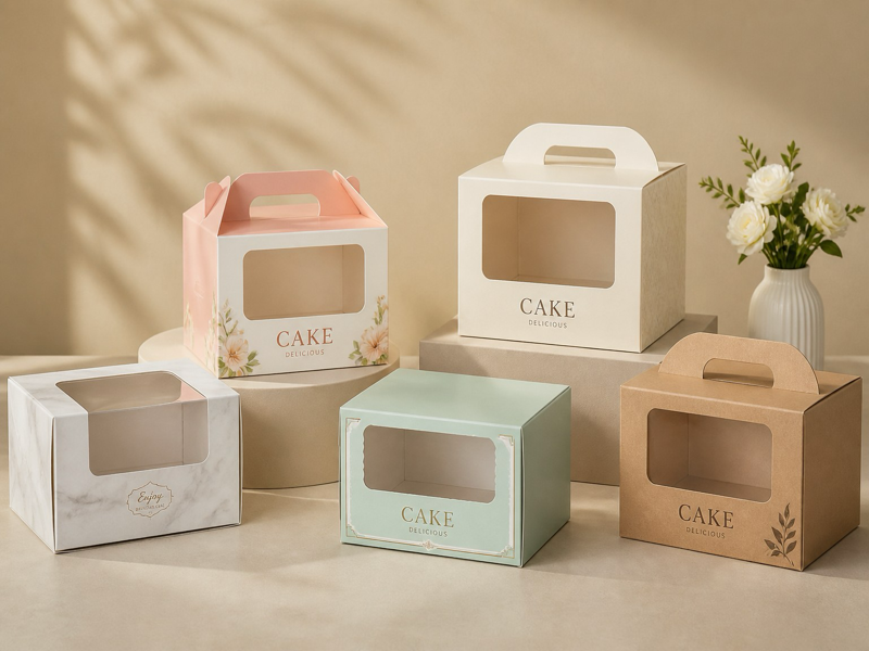 custom blister cake box design