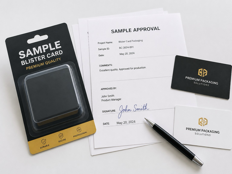 custom blister card packaging design