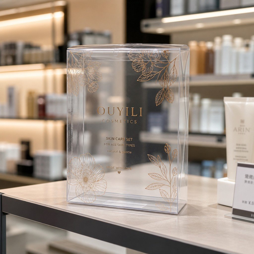 custom packaging in a retail scene