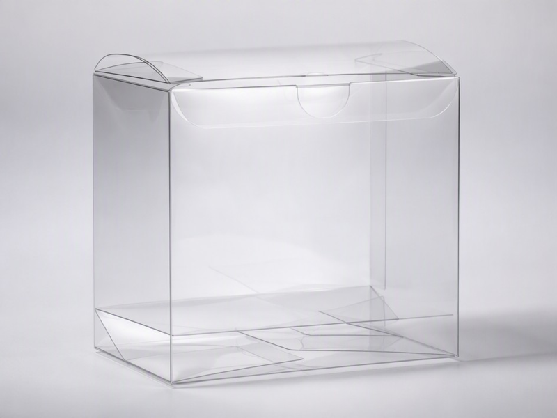 custom clear plastic folding box