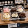 Custom Cupcake Dessert Blister Container with Lid