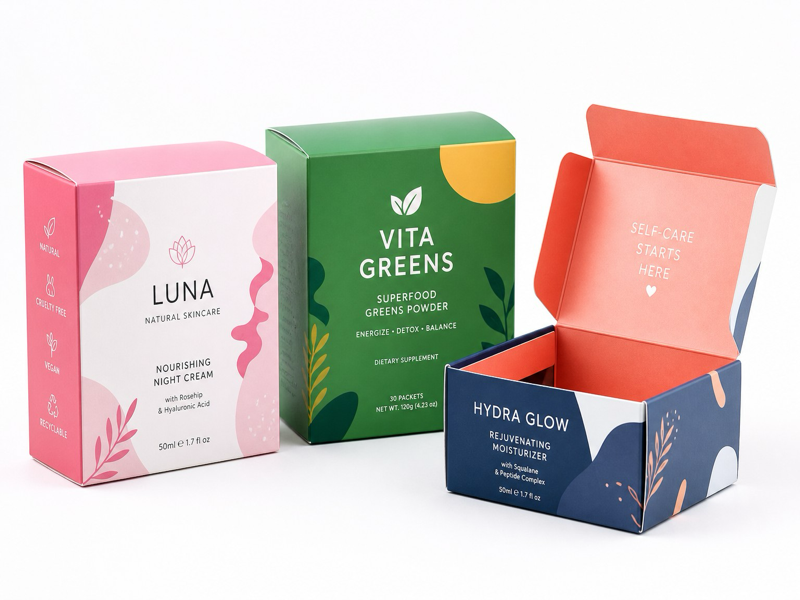 custom custom printed folding box