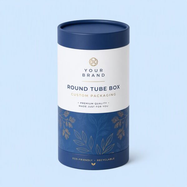 Custom Cylinder Plastic Round Tube Box
