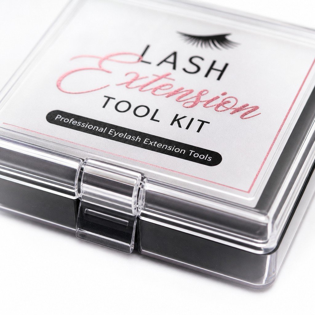 Custom Eyelash Extension Tool Kit Plastic Box