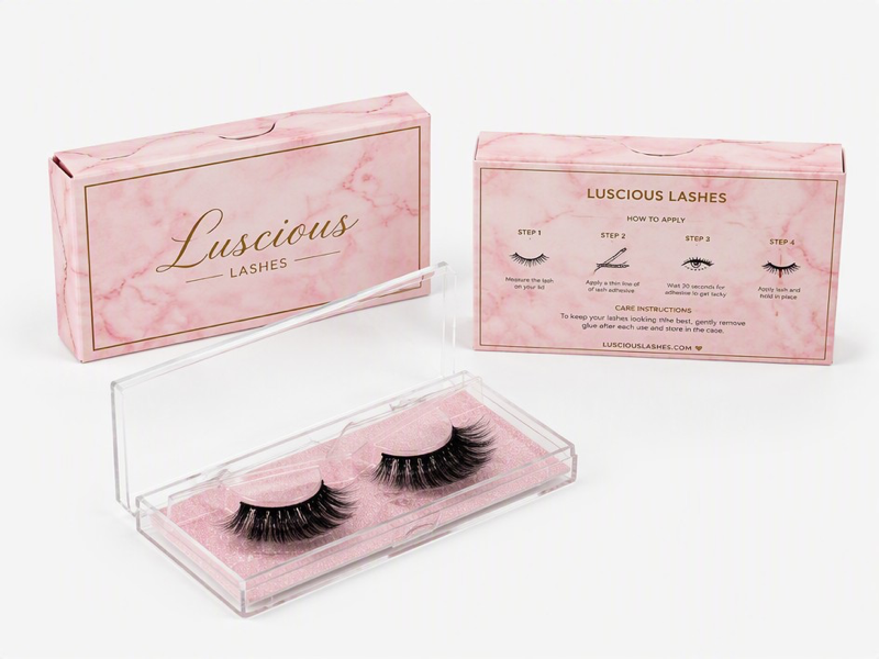 custom eyelash packaging box