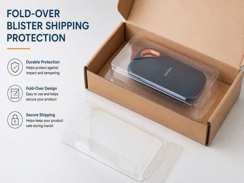 custom fold-over blister packaging quality control