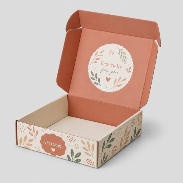 Custom Foldable Sticker Gift Cardboard Box