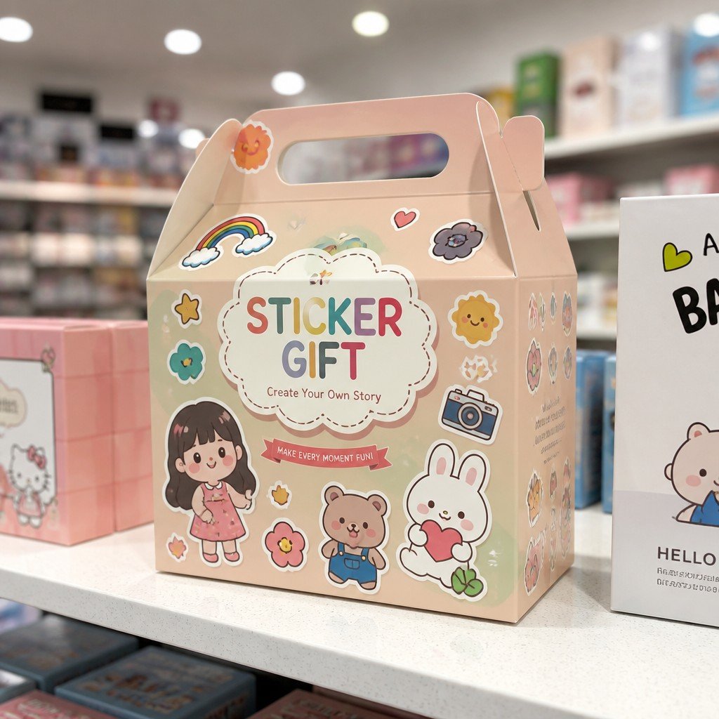 custom packaging in a retail scene