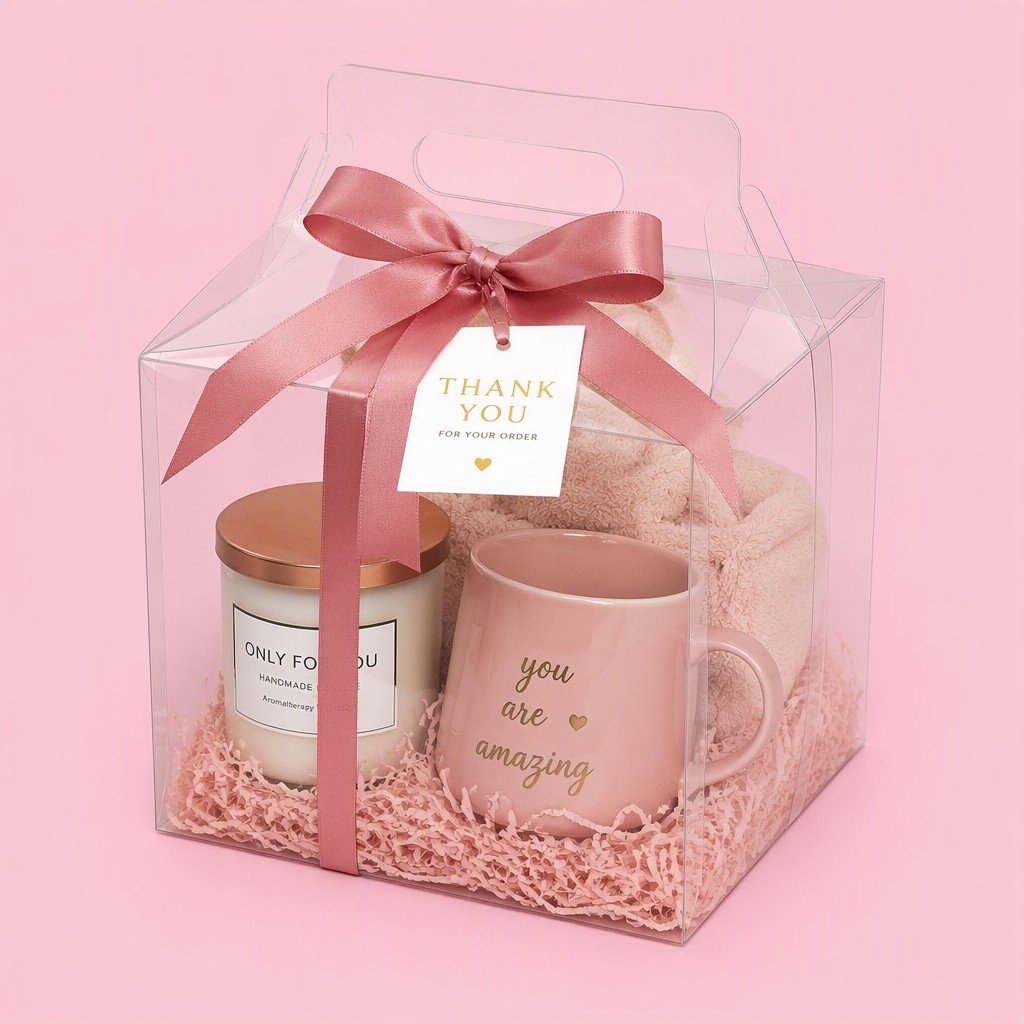 Custom Folding Clear Gift Box
