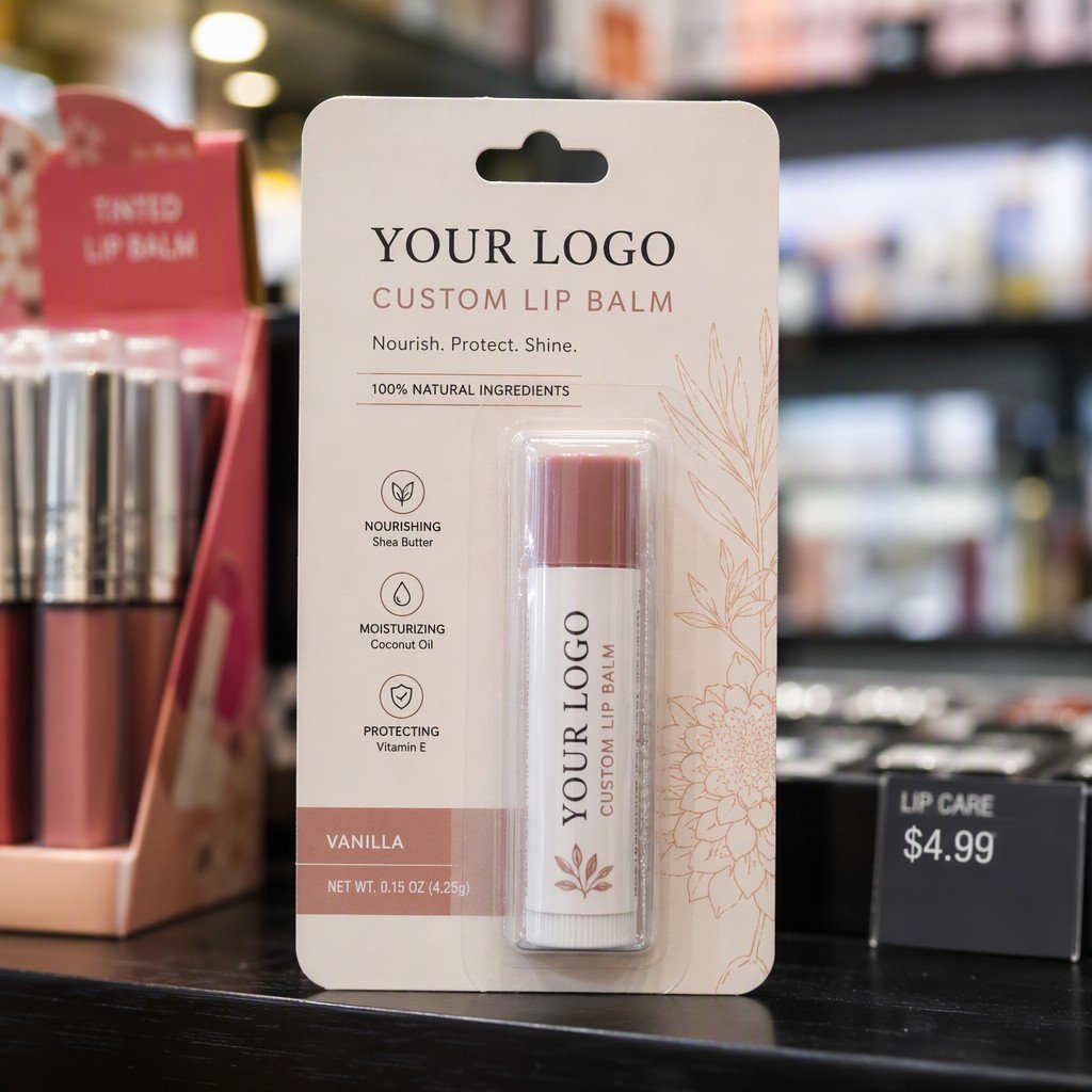 custom packaging in a retail scene