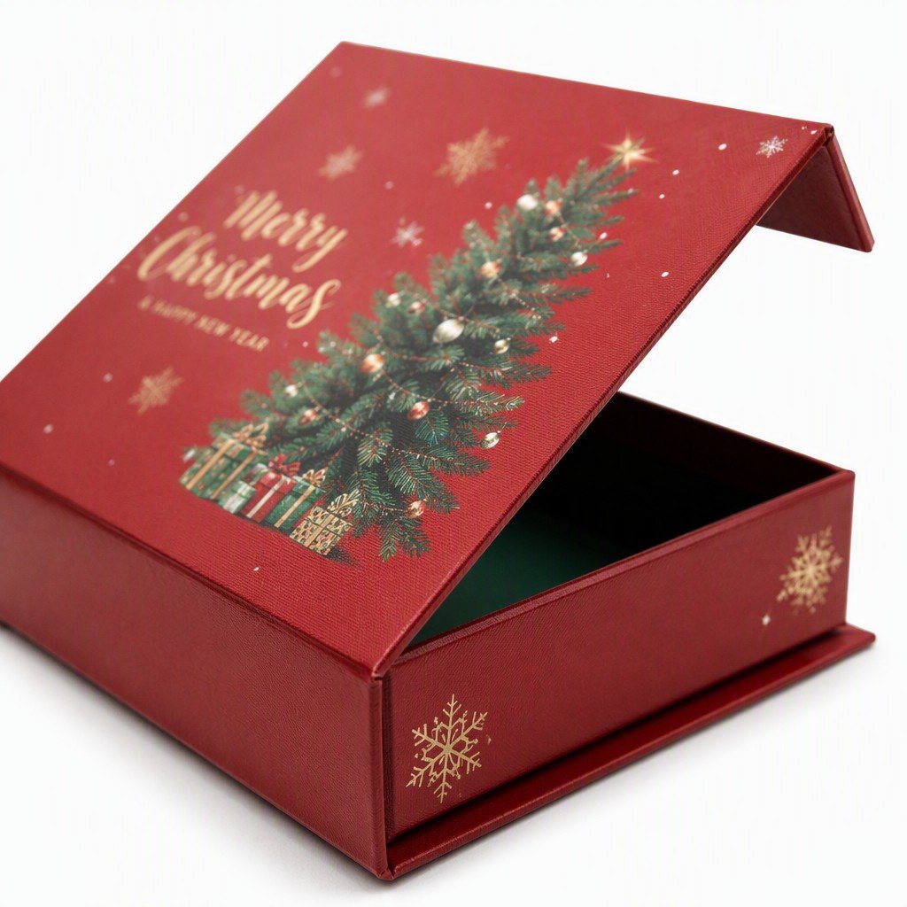 Custom Magnetic Christmas Gift Cardboard Box