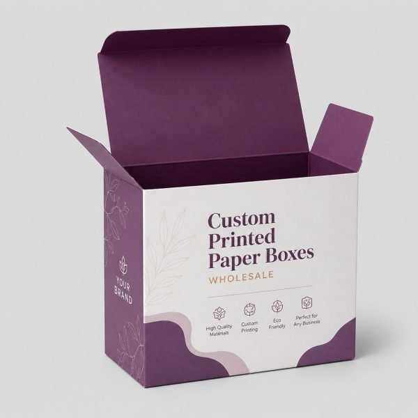 Custom Printed Paper Boxes Wholesale