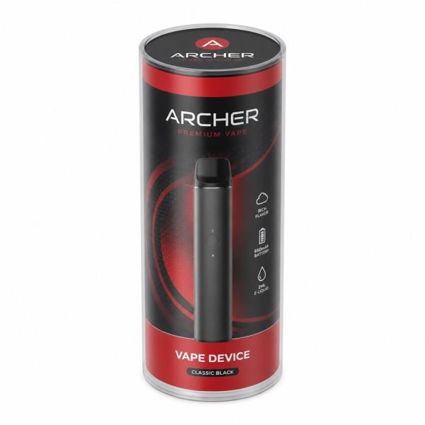 Custom Cylinder Packaging for Vape Devices
