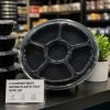 Disposable 5 Compartment Round Plastic Tray with Lid