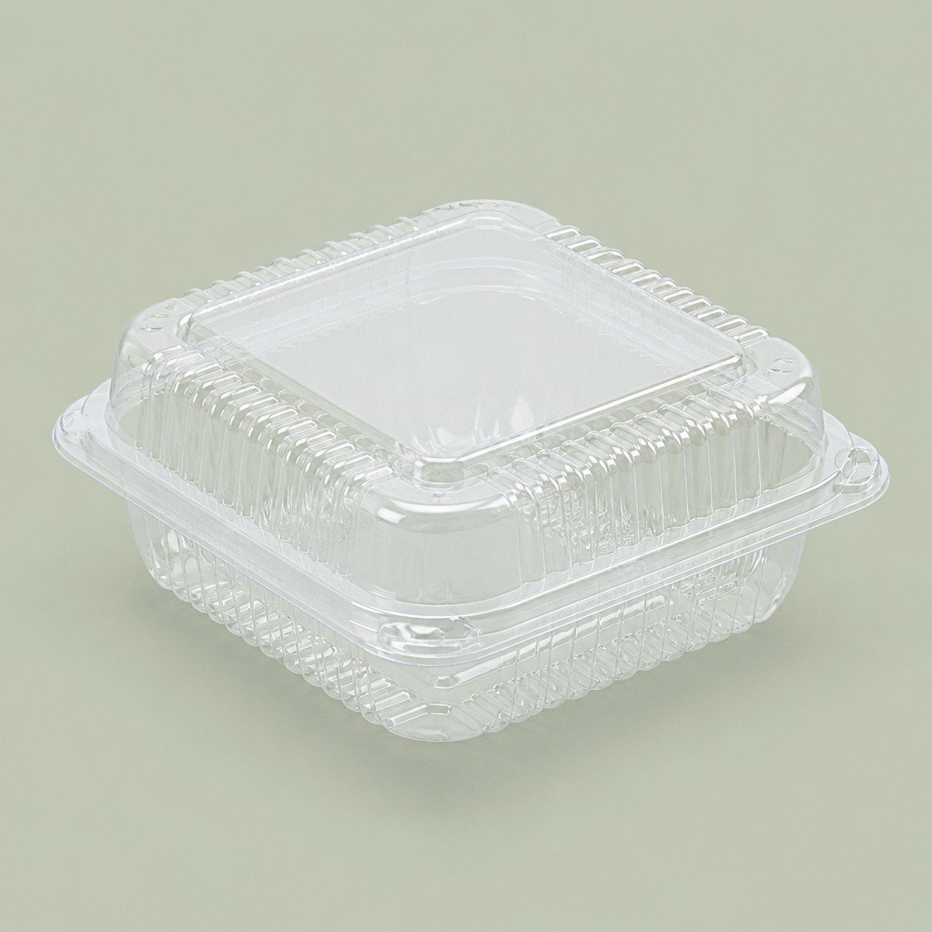 Disposable Clear Plastic Packing Box for Retail Foods