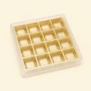 Disposable Plastic PET Square Blister Tray for Chocolate